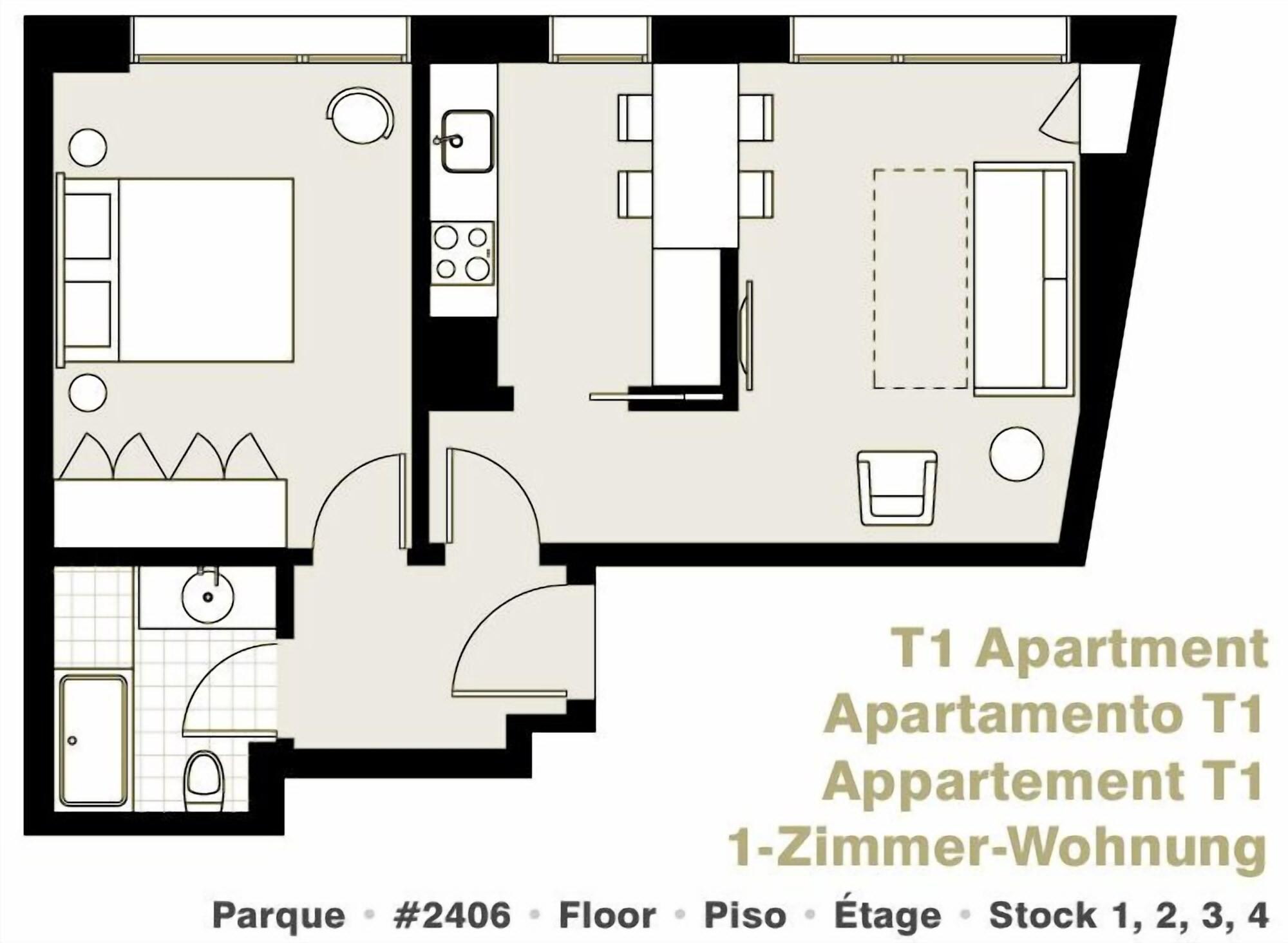 Lisbon Serviced Apartments - Parque Luaran gambar